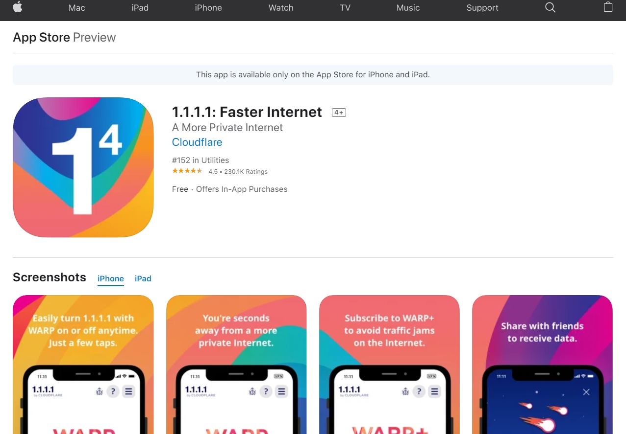 Cài đặt App 1.1.1.1 không bị nhà mạng chặn hiệu quả 100%