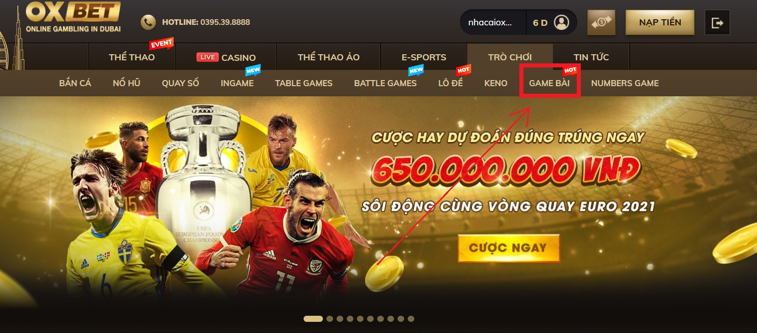 Game bài Oxbet có những loại bài nào? Chơi bài nào dễ thắng?