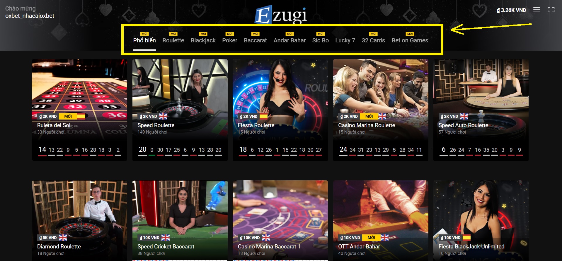 Ezugi là gì? Hướng dẫn chơi Ezugi tại nhà cái Oxbet