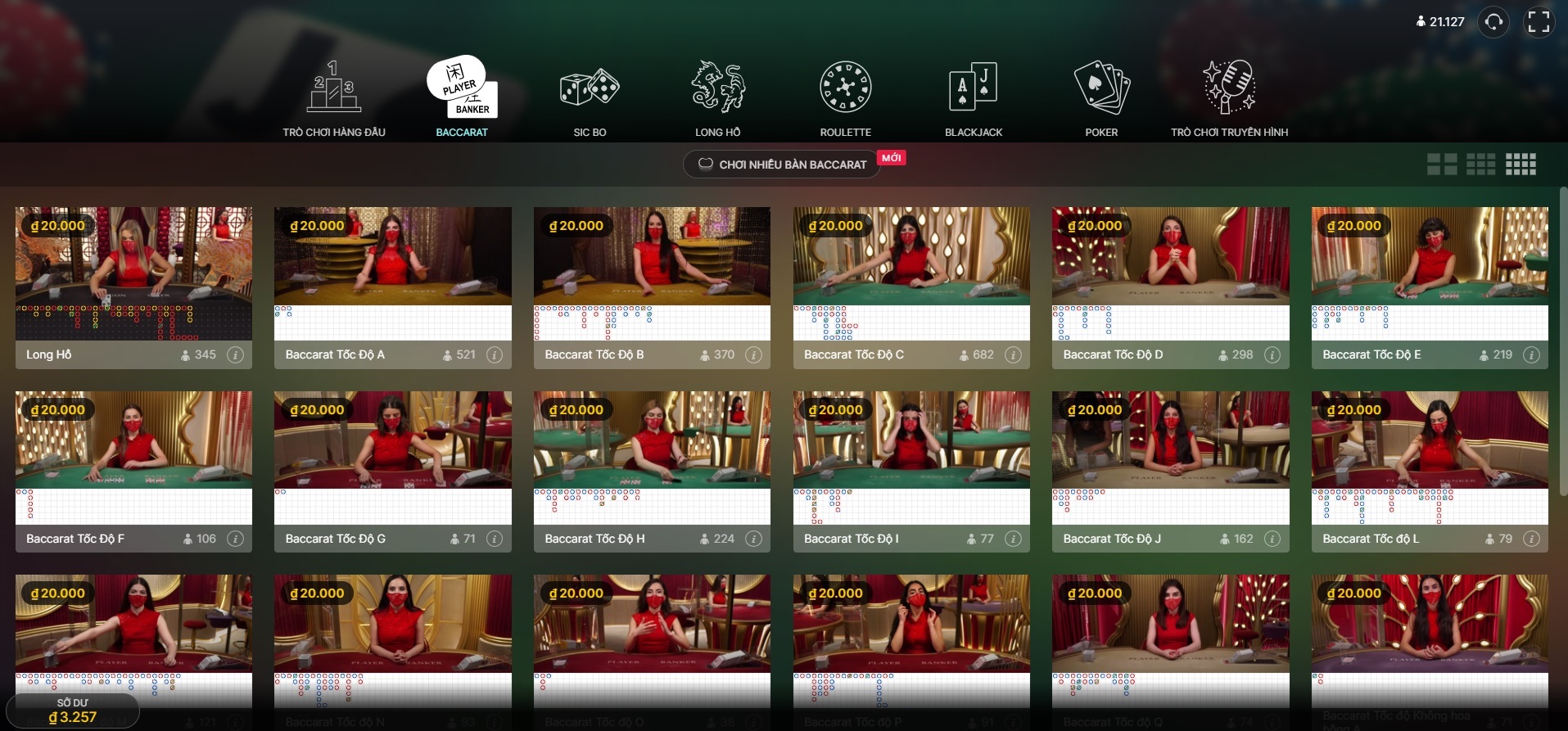 Live Casino Oxbet có những gì? Chơi như thế nào?