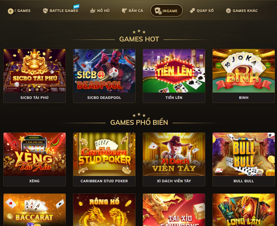 Ingame Oxbet gồm những trò nào? Trò nào dễ chơi dễ trúng?