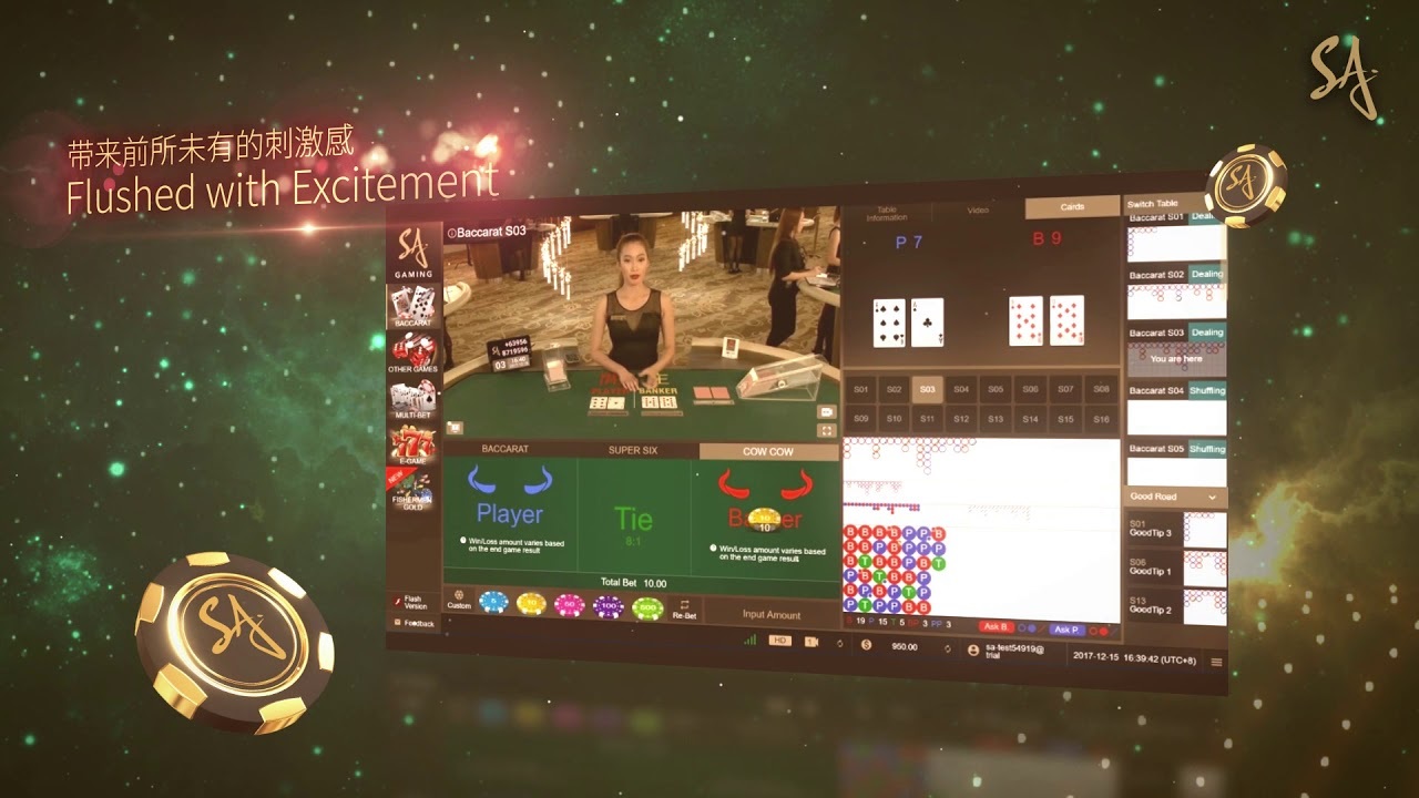 SA Gaming là gì? SA Gaming có những trò chơi Casino nào nổi bật