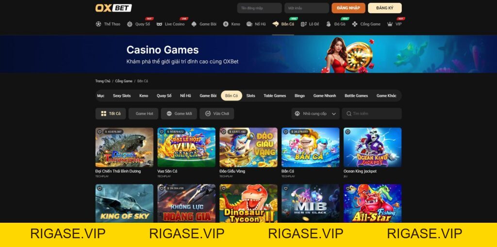 Trò chơi Bắn cá Oxbet có gì hot? Cách chơi thế nào?