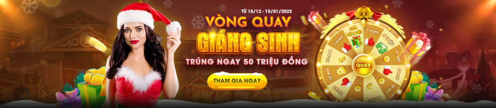 Sự kiện vòng quay giáng sinh nhận ngay - 50.000.000